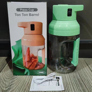 Presse-agrumes électrique portable grande capacité 1500 ml, rechargeable par USB, mixeur électrique portable, gadget de cuisine