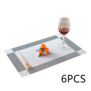 Tapis de bol rectangulaire simple et moderne pour cuisine nordique, résistant à la chaleur