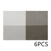 Tapis de bol rectangulaire simple et moderne pour cuisine nordique, résistant à la chaleur