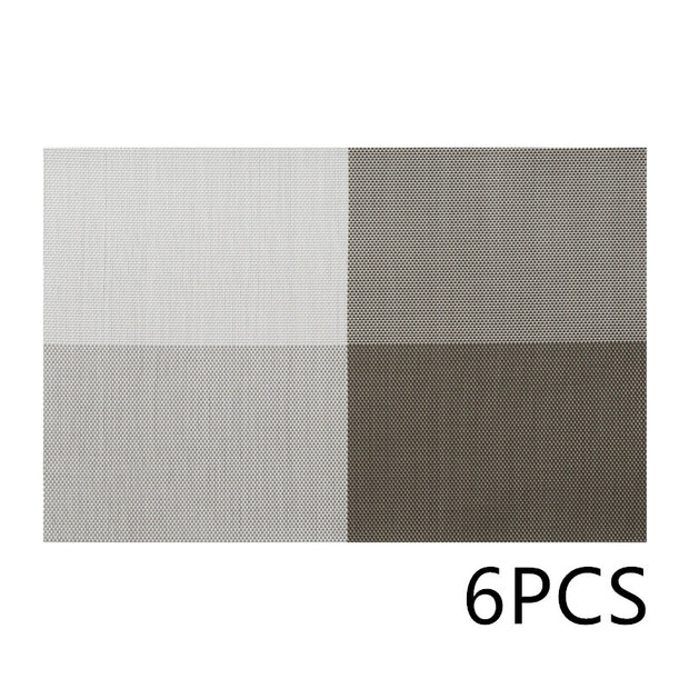 Tapis de bol rectangulaire simple et moderne pour cuisine nordique, résistant à la chaleur