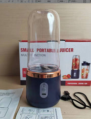 Mini mixeur portable à 6 lames, extracteur de jus, smoothie, chargement USB, presse-fruits, mixeur, broyeur à glace, presse-agrumes portable