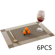 Tapis de bol rectangulaire simple et moderne pour cuisine nordique, résistant à la chaleur
