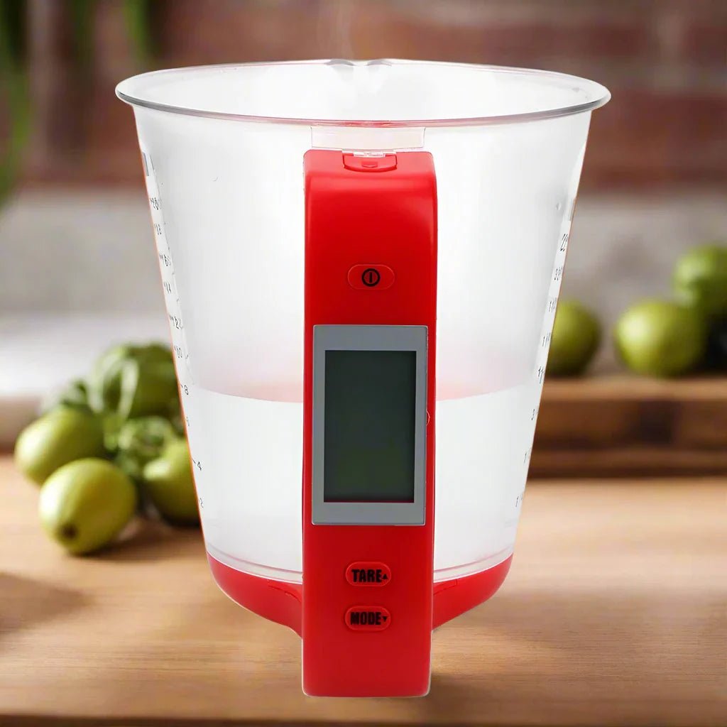 Balance de Cuisine - ElectronicCups™ - Rouge - Cuisine Mieux