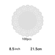 Tapis de cuisson spécial pour aliments avec fond fleuri en papier absorbant l'huile
