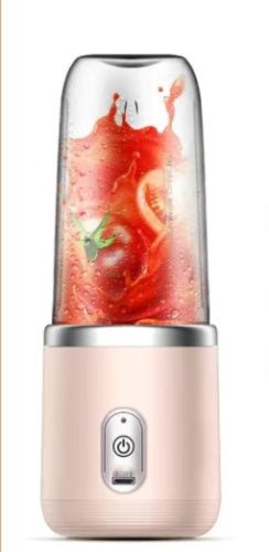 Mini mixeur portable à 6 lames, extracteur de jus, smoothie, chargement USB, presse-fruits, mixeur, broyeur à glace, presse-agrumes portable