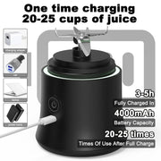 Mixeur portable 600 ml, presse-agrumes électrique, mixeur de fruits, 4 000 mAh, rechargeable par USB, mini mixeur pour smoothies, presse-agrumes personnel, couleur