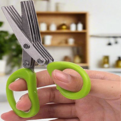 Ciseaux de Cuisine - MultiLayersScissor™ - Vert - Cuisine Mieux