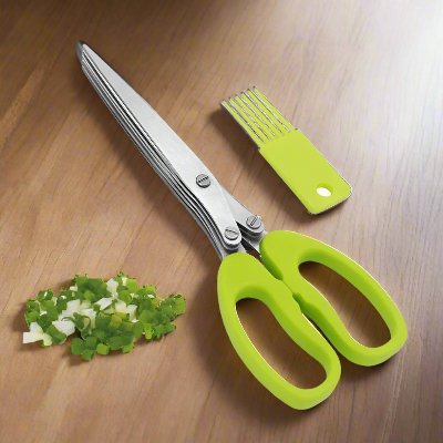 Ciseaux de Cuisine - MultiLayersScissor™ - Vert Clair - Cuisine Mieux