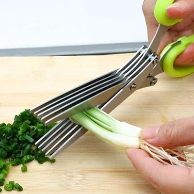 Ciseaux de Cuisine - MultiLayersScissor™ - Vert Clair - Cuisine Mieux