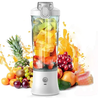 Mixeur portable 600 ml, presse-agrumes électrique, mixeur de fruits, 4 000 mAh, rechargeable par USB, mini mixeur pour smoothies, presse-agrumes personnel, couleur