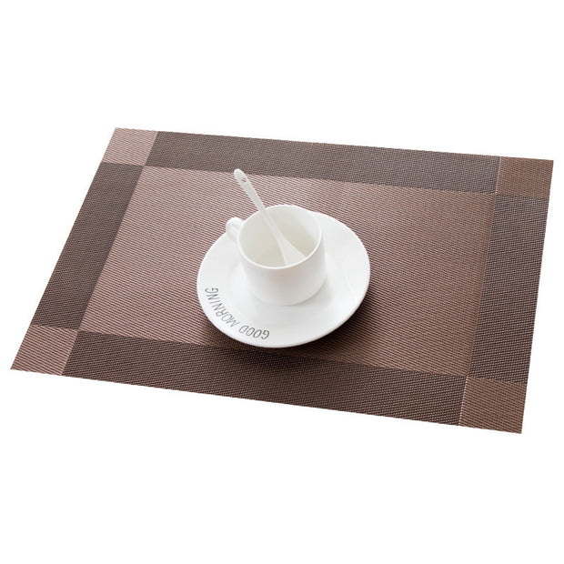 Tapis de bol rectangulaire simple et moderne pour cuisine nordique, résistant à la chaleur