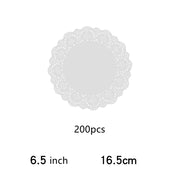 Tapis de cuisson spécial pour aliments avec fond fleuri en papier absorbant l'huile