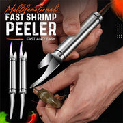 Écailleur de crevettes multifonctionnel en acier inoxydable, ligne de crevettes, couteau à gueule de poisson, coupe-poisson, ciseaux, écailles de poisson, gadget de cuisine, accessoires, outils, outils de cuisine créatifs