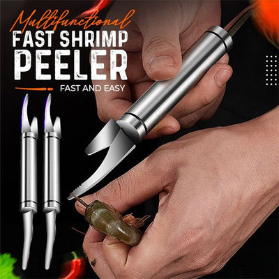 Écailleur de crevettes multifonctionnel en acier inoxydable, ligne de crevettes, couteau à gueule de poisson, coupe-poisson, ciseaux, écailles de poisson, gadget de cuisine, accessoires, outils, outils de cuisine créatifs