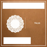 Lot de 100 tapis de cuisson ronds en papier buvard