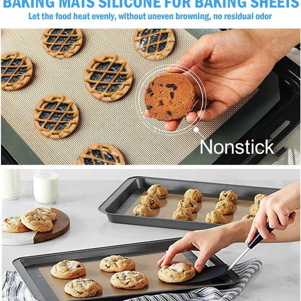 Tapis de cuisson antidérapant en papier sulfurisé comestible épais