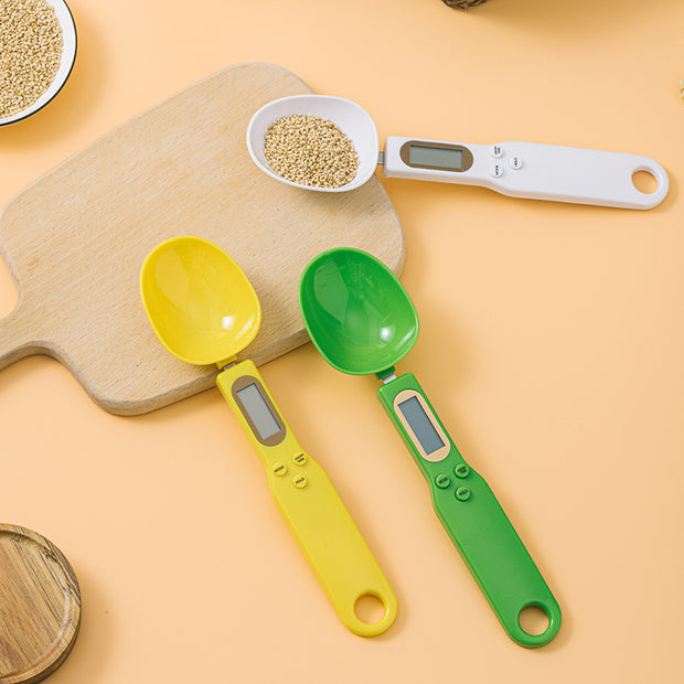 Balance de cuisine électronique avec écran LCD, cuillère doseuse numérique, mini-cuillère numérique, accessoires de cuisine