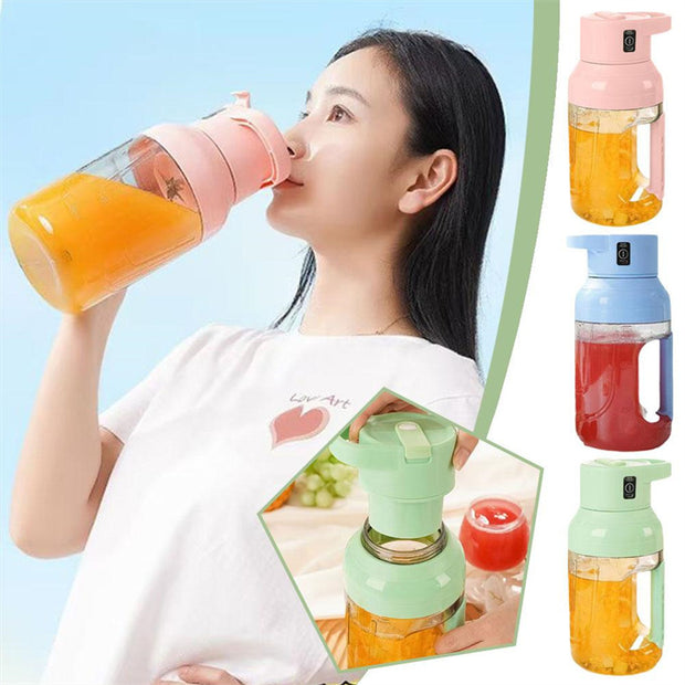 Presse-agrumes électrique portable grande capacité 1500 ml, rechargeable par USB, mixeur électrique portable, gadget de cuisine