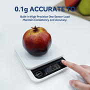 Balance de cuisine intelligente, balance nutritionnelle, balance de calories, balance de cuisson numérique avec application de calcul de nutrition