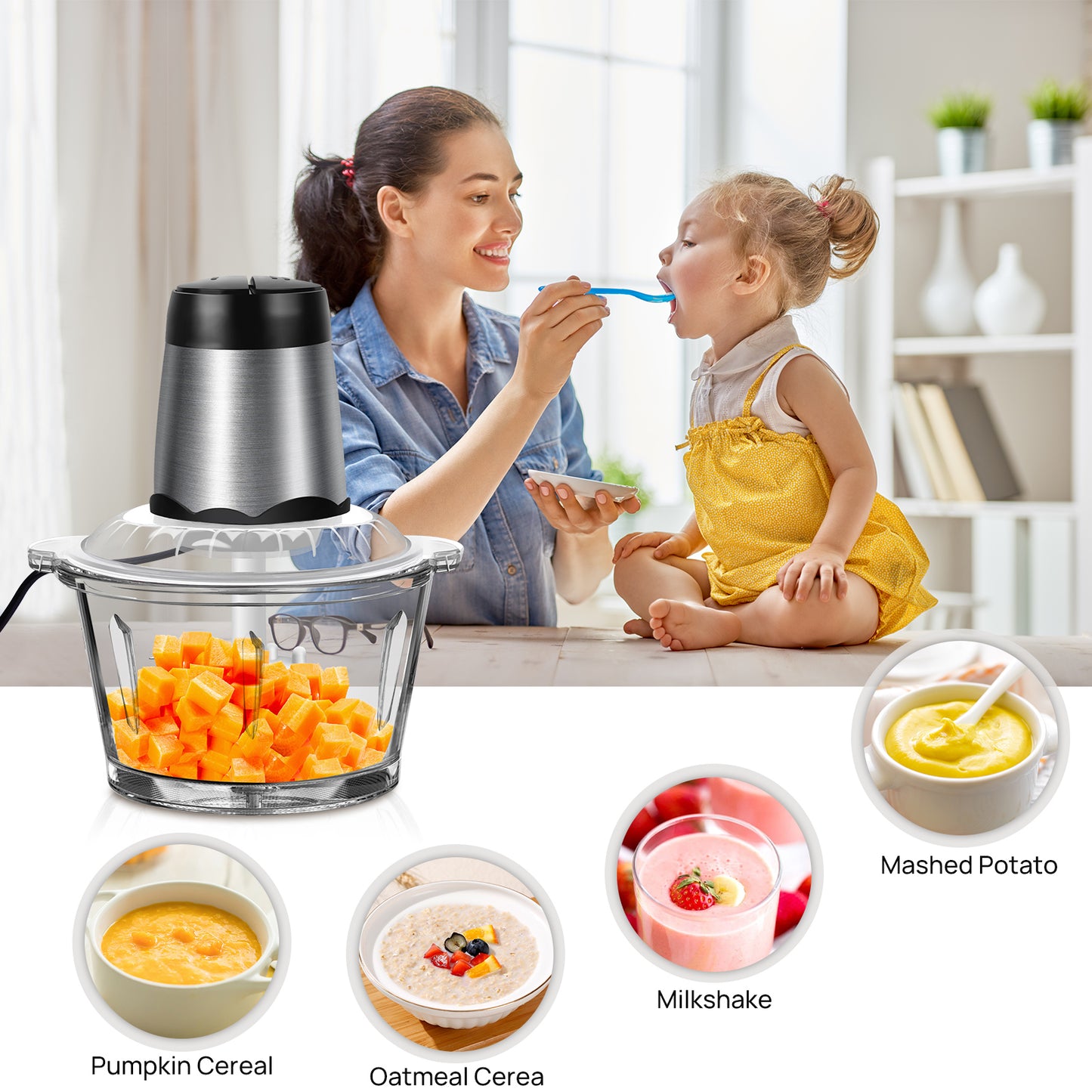 hachoir electrique puree