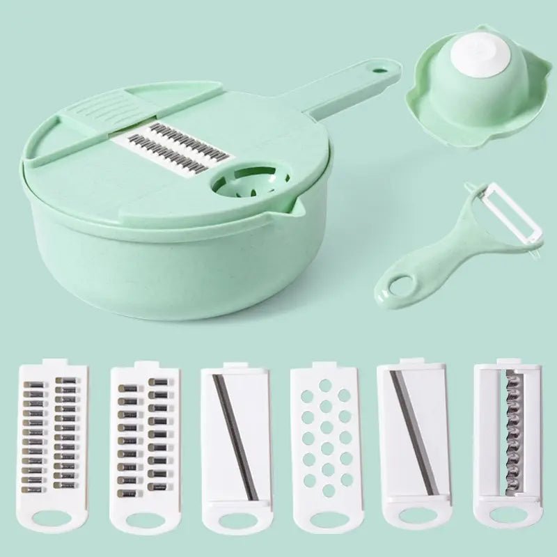 Hachoir Manuel - CutShredGrater™ - Vert - Cuisine Mieux