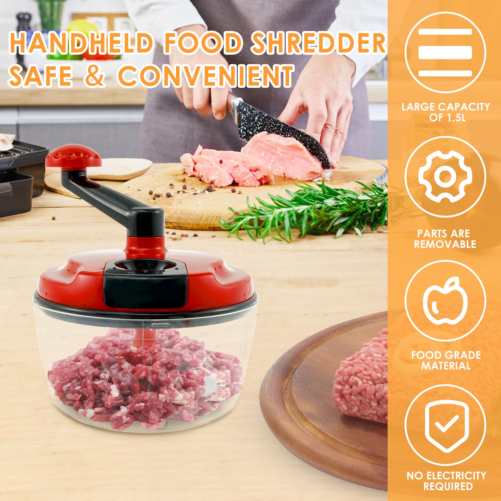 hachoir viande multifonction