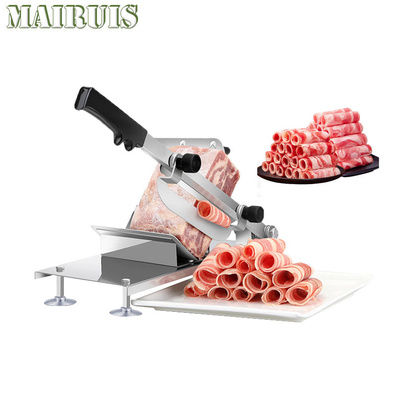 trancheuse a saucisson viande congeler